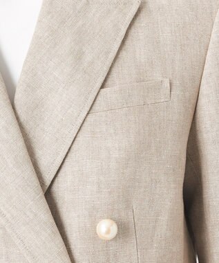 23区 【GOLD LABEL】MANTECO スーペリアリネン ジャケット フラックス系