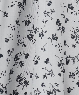 J.PRESS LADIES S 【洗える】 スパンローンフラワー バンドカラー ワンピース サックスブルー系5