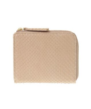 genten グレースパイソン コインケース ベージュ