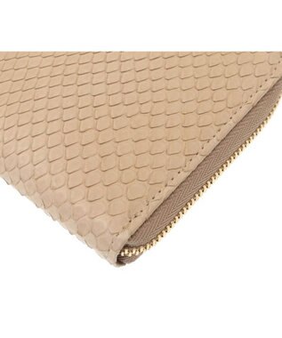 genten グレースパイソン コインケース ベージュ