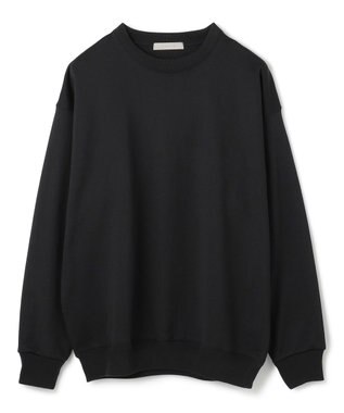 UNFILO MENS ナイロン裏毛 クルーネック ブラック