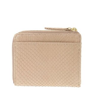 genten グレースパイソン コインケース ベージュ