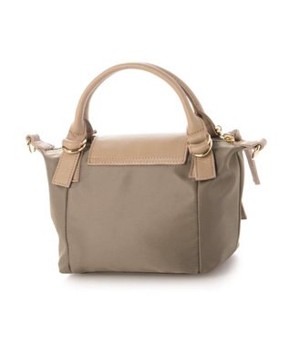 UNBILLION ペルケ perche / ナイロン×牛革かぶせジェムストーン2wayショルダーバッグ オーク