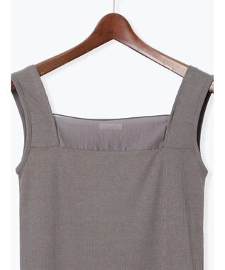 Te chichi シアー切替タンクトップ グレー