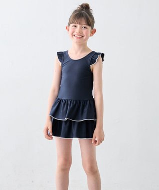 ANY KIDS 【UVカット】セパレート スクール水着 フリル