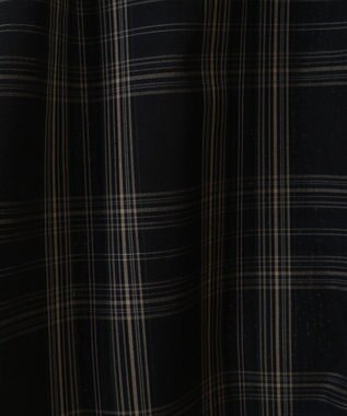 AMERICAN HOLIC イージーケアショート丈チェックシャツ Black