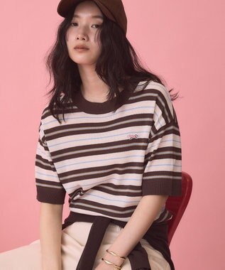 AMERICAN HOLIC 【PENNEY'S】レトロボーダー半袖ニット