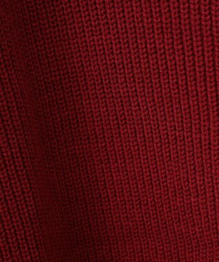 earth music&ecology ライン入りハイネックニットチュニック Light Gray Mixture