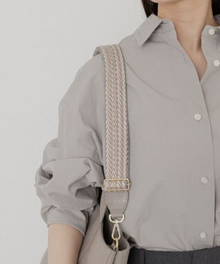 russet アレンジショルダーベルト【ミックステープ】(CE-1147) L.Gray