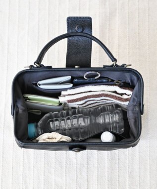 Atelier nuu 日本製 国産レザー parcel ナノダレス ショルダーバッグ ブラック