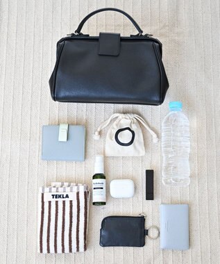 Atelier nuu 日本製 国産レザー parcel ナノダレス ショルダーバッグ ブラック