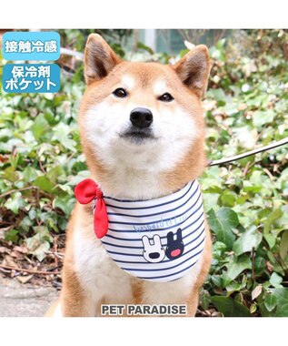 犬 クール バンダナ ひんやり 夏 保冷剤付き リサとガスパール