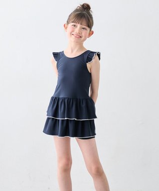 ANY KIDS 【UVカット】セパレート スクール水着 フリル