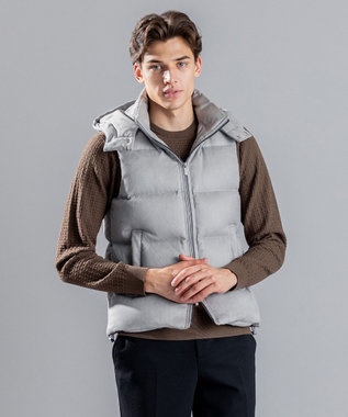 JOSEPH HOMME コマスウェード　ダウンベスト ライトグレー系