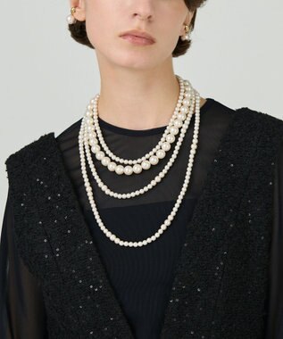 GRACE CONTINENTAL ミックスパールボリュームネックレス