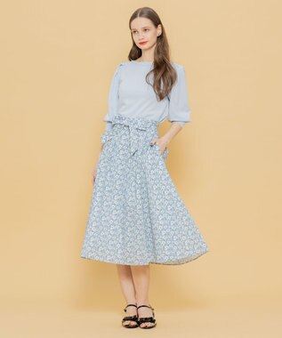 TOCCA 【LIBERTY社オリジナル素材】【洗える！】FLORAL STORY スカート ブルー系5