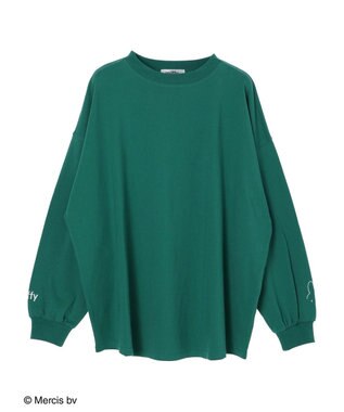 Green Parks ｍｉｆｆｙ／袖刺繍ロンＴ Green