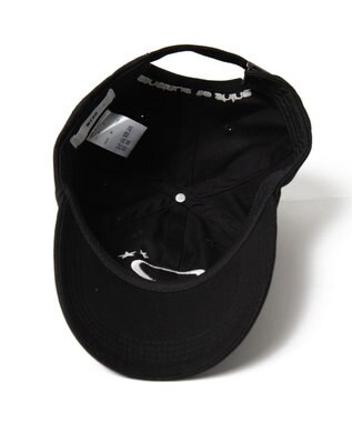 WEGO フロントバック刺繍キャップ ブラック