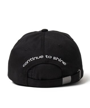 WEGO フロントバック刺繍キャップ ブラック