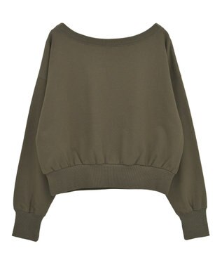 Green Parks オフショルスウェット Brown