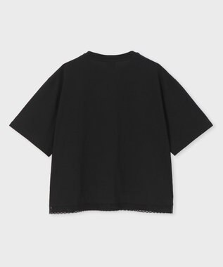 Paul Smith ロゴレース 半袖Tシャツ ブラック