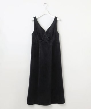 Feroux ベロア ジャンパースカート ブラック系