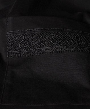 Paul Smith ロゴレース 半袖Tシャツ ブラック