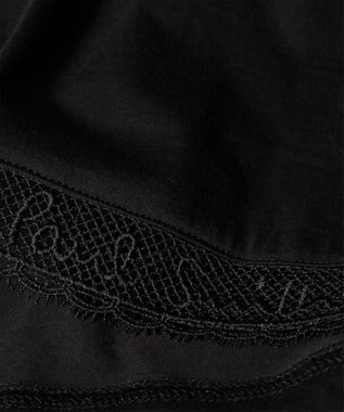 Paul Smith ロゴレース 半袖Tシャツ ブラック