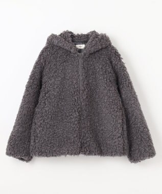 NAVE 【ReNAVE】プードルボア ジャケット チャコール系