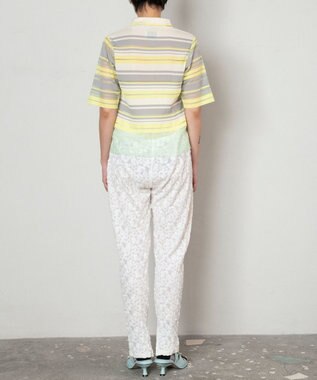 TRICOTE シースルーボーダートップス 52YELLOW