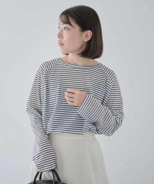 Green Parks シアークロップドプルオーバー Border