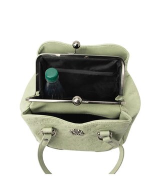 ANNA SUI ノーブル 2way口金ハンドバッグ ピスタチオ