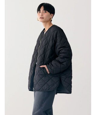 AMERICAN HOLIC 軽ポカリバーシブルキルティングコート Black