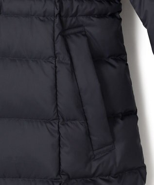 23区 L 【VERY掲載/新色追加】シレータフタ ロング ダウンコート ネイビー系