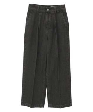 AMERICAN HOLIC タックワイドデニム Black