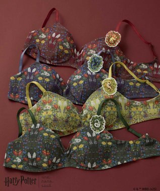 une nana cool 【ハリー・ポッターコラボ】364 シンプル ノンワイヤーブラ レッド