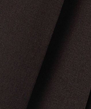 自由区 S 【セットアップ対応】リネンライクシンセティックタック スカート ダークブラウン