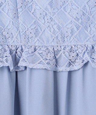 組曲 KIDS 【150-170㎝】 レースワンピース サックスブルー