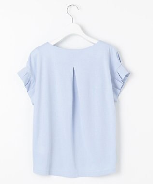 Feroux 【UVケア】タックスリーブ Tシャツ スカイブルー系