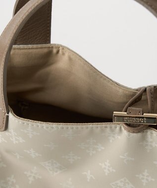 russet ナイロンジャガード2WAYミニトートバッグ(SF-260) Ecru