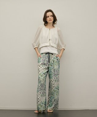 GRACE CONTINENTAL カラミ2wayジャケット ホワイト