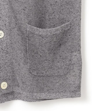 J.PRESS MEN 【HYBRID LINEN】ニットジャケット ライトグレー系7