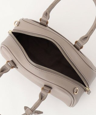 J.PRESS LADIES 【2way】ボストン ミニ バッグ ベージュ系