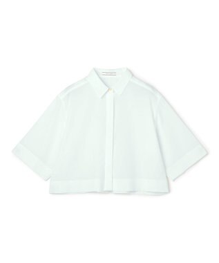 BEIGE， BAC / コットンシアー ショートレングスシャツ MInt