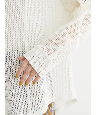 Green Parks カットレースシャツチュニック Off White