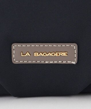 LA BAGAGERIE ポリエステルキャンバス　タックポシェット ネイビー