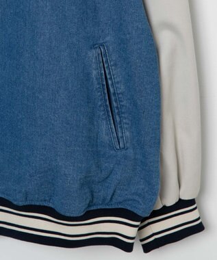 WEGO デニムスタジャン デニム淡色