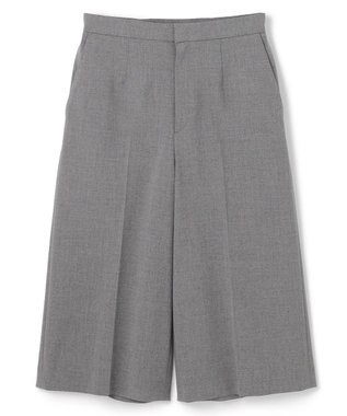 BEIGE， 【セットアップ対応・洗える】ZEPHYR / ウールライクハーフパンツ Top Gray