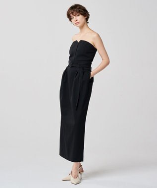 uncrave プレーンスーツ ビスチェ（uncrave WHITE） ブラック