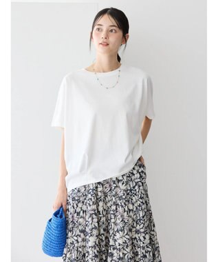 AMERICAN HOLIC 接触冷感裾タックカットプルオーバー Off White